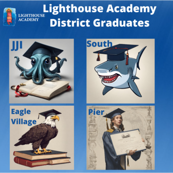16 students have graduated so far in 2023-2024. Congratulations to our Krakens, Sharks, Eagles, and Navigators!